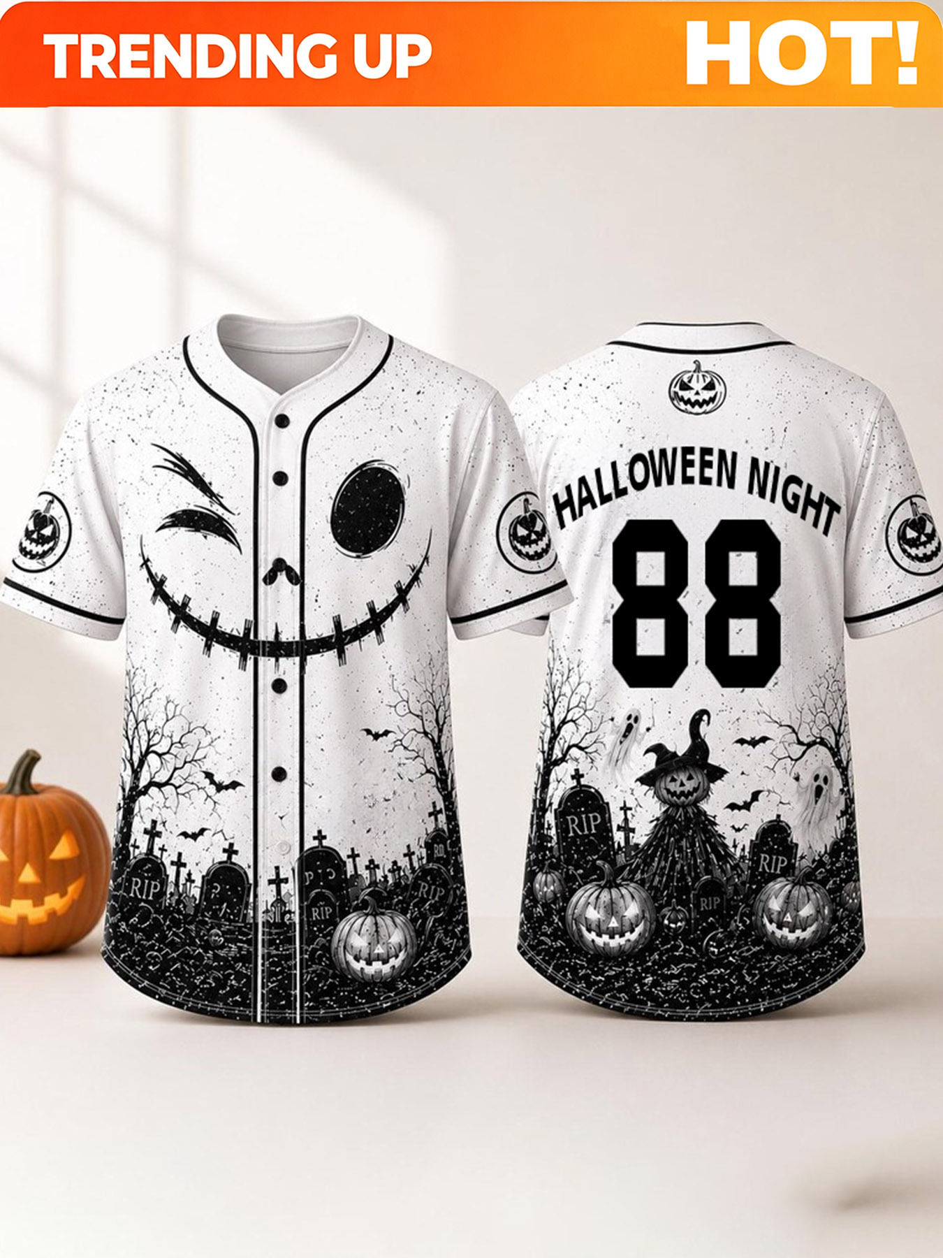 Fashion Street Night - Kaos Baseball Grafis Gaya Jalanan Kasual
