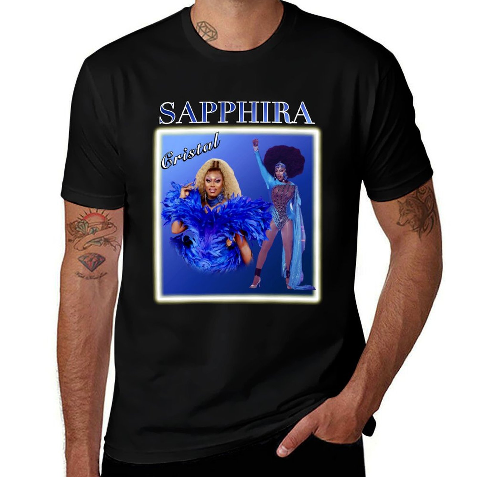 Kaos Sapphira Cristal Drag Rac - Queen Street Fashion ulasan dan harga